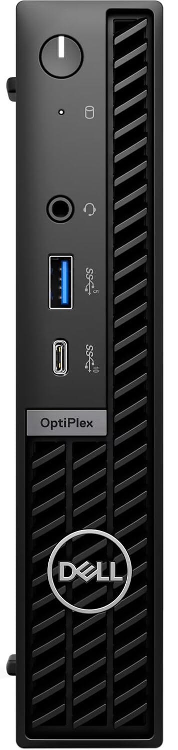 Dell Optiplex 7020 Micro Form Factor Business Mini Desktop (Intel i5-14500T, Intel UHD 770, 16GB DDR5, 256GB M.2 PCIe SSD, WiFi 6E, RJ-45, 5X USB-A, 1x USB-C, Display Port, HDMI, Win 11 Pro)