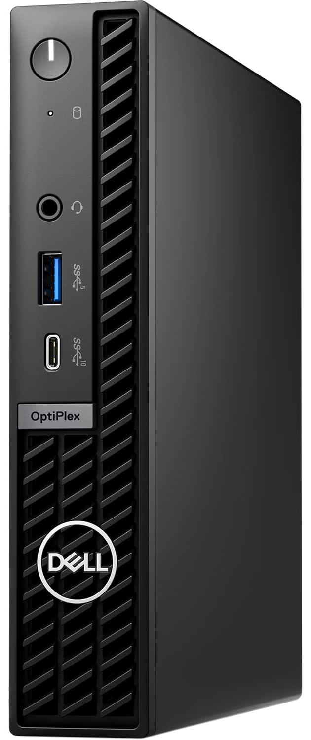Dell Optiplex 7020 Micro Form Factor Business Mini Desktop (Intel i5-14500T, Intel UHD 770, 16GB DDR5, 256GB M.2 PCIe SSD, WiFi 6E, RJ-45, 5X USB-A, 1x USB-C, Display Port, HDMI, Win 11 Pro)