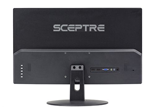 Sceptre 24" Professional Thin 75Hz 1080p LED Monitor 2x HDMI VGA Build-in Speakers, Machine Black (E248W-19203R Series)
