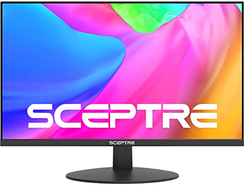 Sceptre IPS 27" LED Gaming Monitor 1920 x 1080p 75Hz 99% sRGB 320 Lux HDMI x2 VGA Build-in Speakers, FPS-RTS Machine Black (E278W-FPT Series)