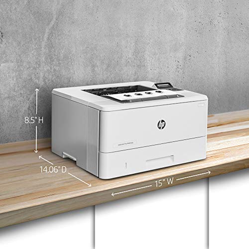 HP LaserJet Pro M404dn Monochrome Printer with built-in Ethernet & 2-sided printing, works with Alexa (W1A53A)