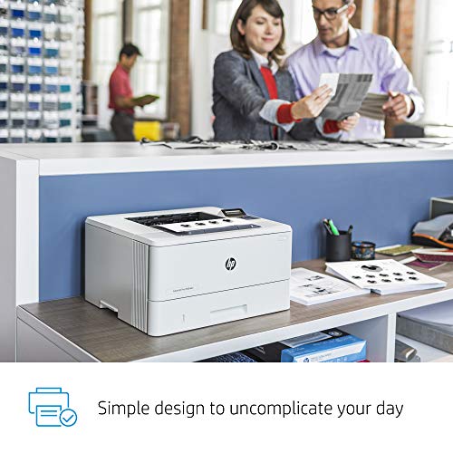 HP LaserJet Pro M404dn Monochrome Printer with built-in Ethernet & 2-sided printing, works with Alexa (W1A53A)